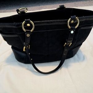 Coach Black Tote
